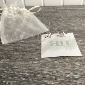 Robyn Rhodes Silver Knot Earrings